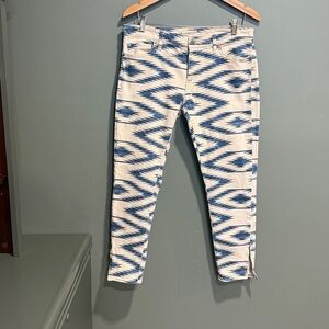 Denim & Supply Ralph Lauren Aztec Print Skinnies Jeans Denim Women’s Size 31 EUC